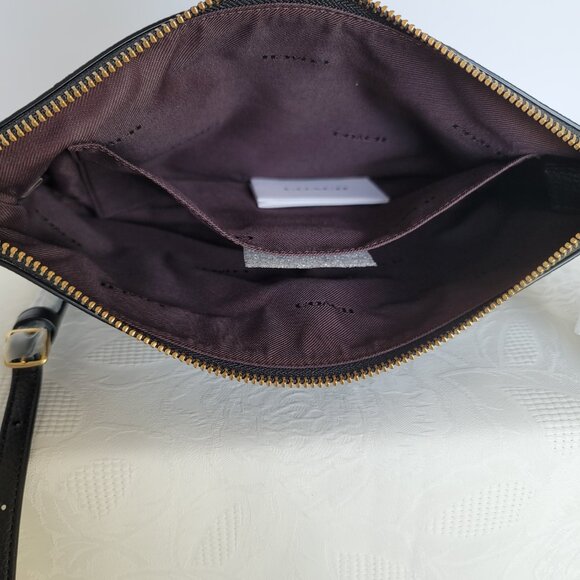 COACH Musical Print Pebbled Leather Polly Crossbody & Mini-Skinny ID Card Case ⭐ - Picture 13 of 16